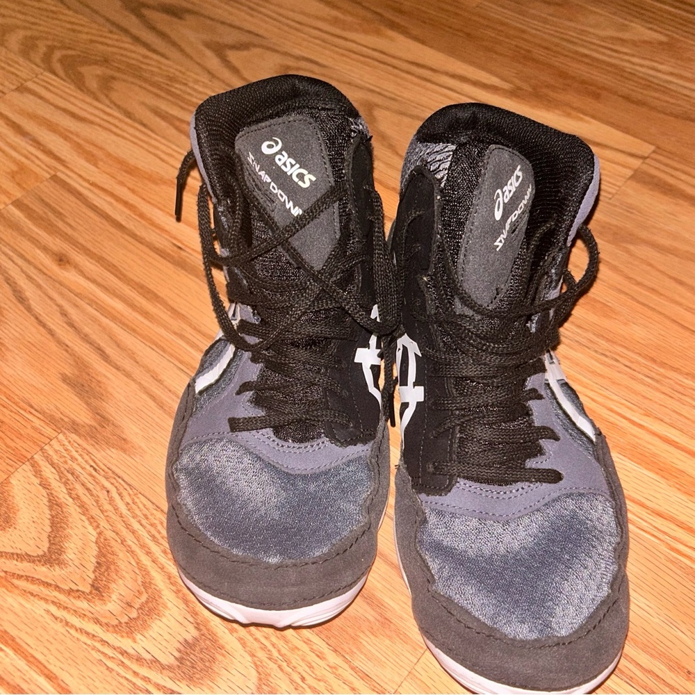 ASICS Black and Gray Athletic Shoes